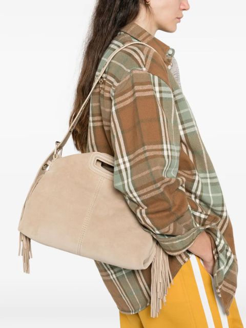 Maje fringed-detail tote bag - Neutrals - zdjęcie produktu nr 2