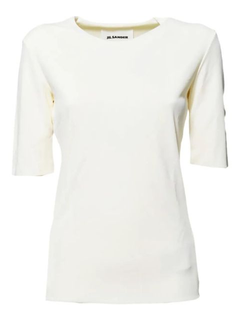 Jil Sander crepe T-shirt - White - zdjęcie produktu nr 1