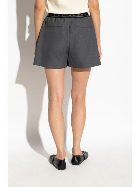 Marni pleated shorts - Grey