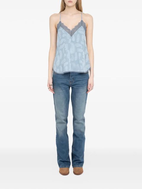 Zadig&Voltaire CHRISTY paisley-print top - Blue - zdjęcie produktu nr 2