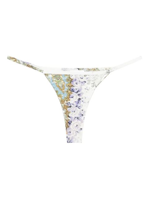 Christopher Esber printed bikini bottoms - White - zdjęcie produktu nr 1