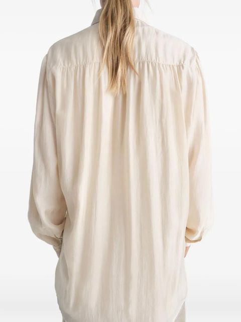 LEMAIRE chiffon shirt - Neutrals