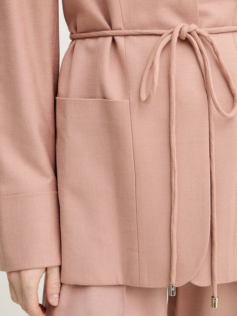 AERON marynarka SUN kolor różowy jednorzędowa gładka BL080474