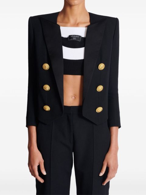 Balmain Grain De Poudre blazer - Black