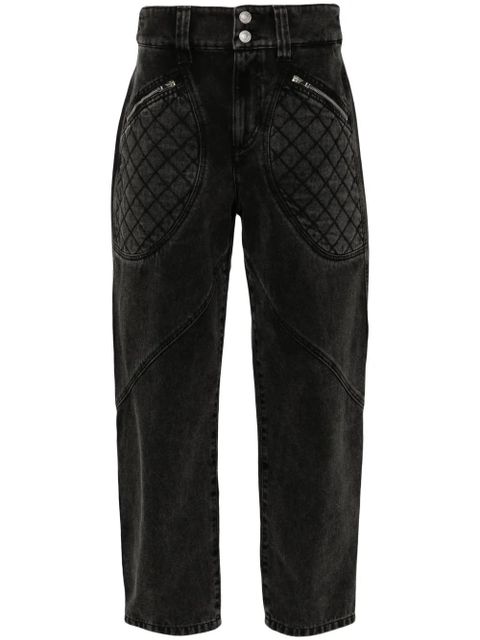 ISABEL MARANT Catarina tapered jeans - Grey - zdjęcie produktu nr 1