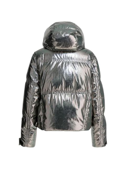 Moncler Grenoble hooded puffer jacket - Silver