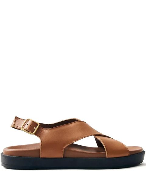 ALOHAS Nico cross-strap sandals - Brown - zdjęcie produktu nr 1