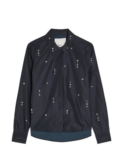3.1 Phillip Lim stud-embellished shirt - Blue - zdjęcie produktu nr 1
