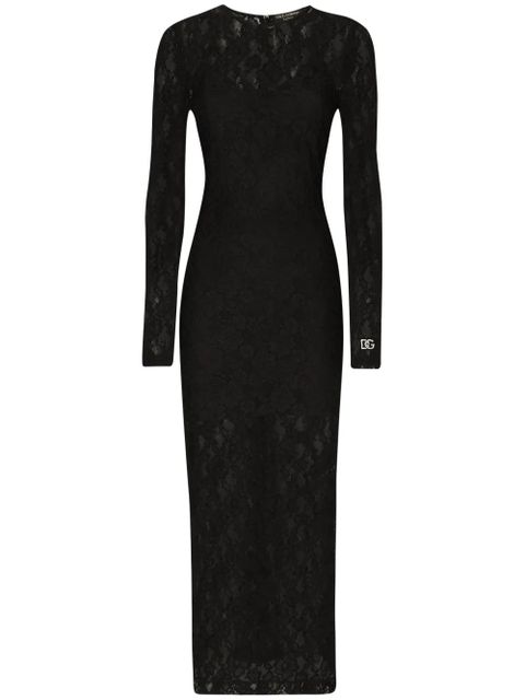 Dolce & Gabbana lace maxi dress - Black - zdjęcie produktu nr 1