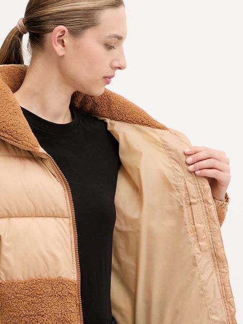 Columbia kurtka Leadbetter Point kolor brązowy zimowa 2085602