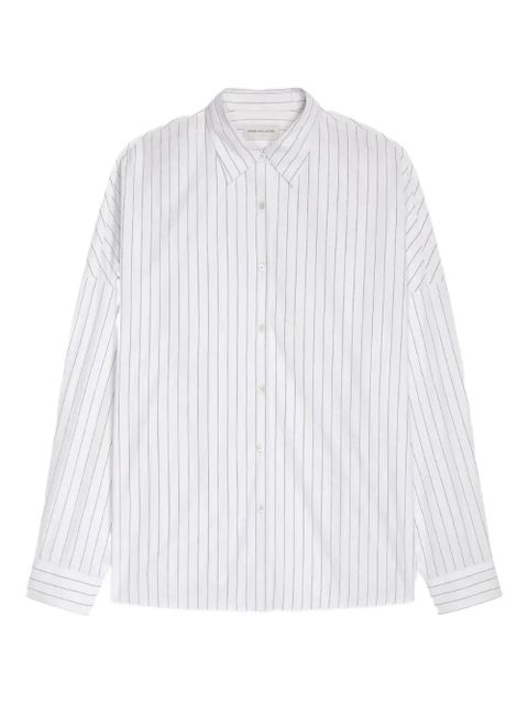 DRIES VAN NOTEN pinstripe shirt - White - zdjęcie produktu nr 1