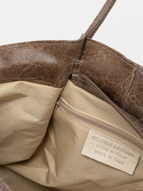 Answear.LAB torebka skórzana kolor brązowy