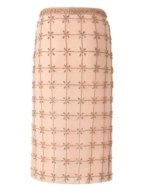 PINKO crystal embellished skirt - Neutrals - zdjęcie produktu nr 2