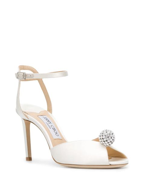 Jimmy Choo Sacora 85mm sandals - White - zdjęcie produktu nr 2