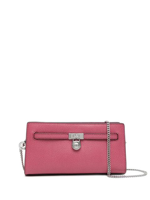 Michael Kors Hamilton Moderne Extra-Small Leather Convertible Crossbody Bag - Pink - zdjęcie produktu nr 1