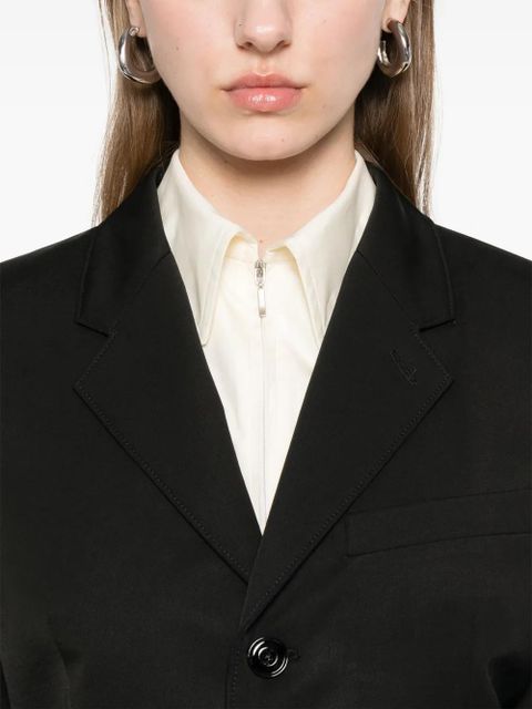 LEMAIRE tailored single-breasted blazer - Black