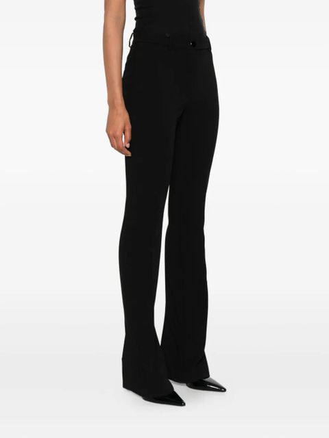 PINKO back-slit flared trousers - Black
