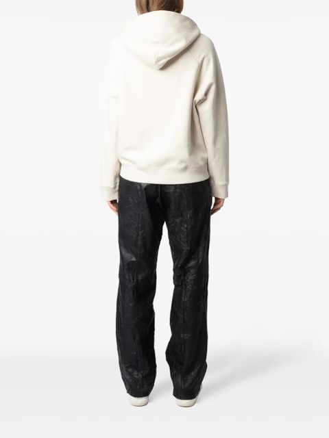 Zadig&Voltaire Georgy embroidered hoodie - Neutrals