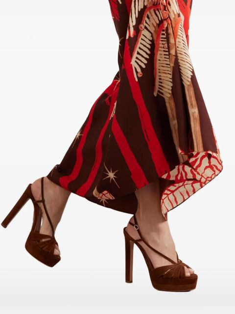 Aquazzura Aimée platform sandals - Brown