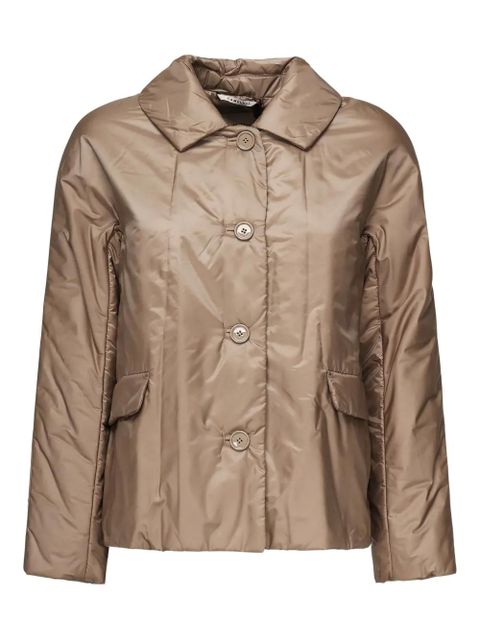 Max Mara button-fastening quilted jacket - Brown - zdjęcie produktu nr 1