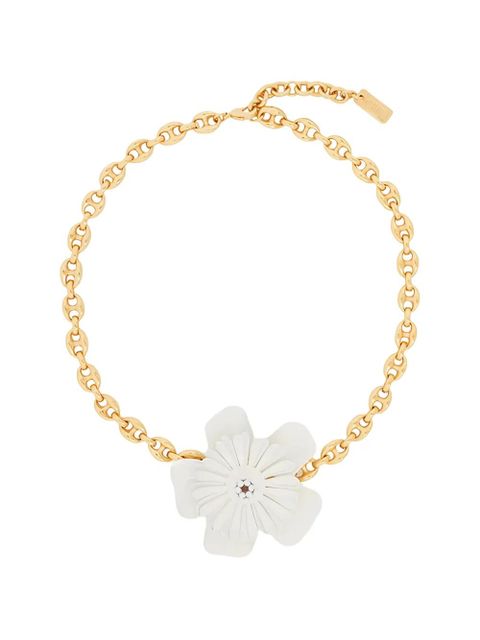 Chloé flower-detail chain necklace - Gold - zdjęcie produktu nr 1