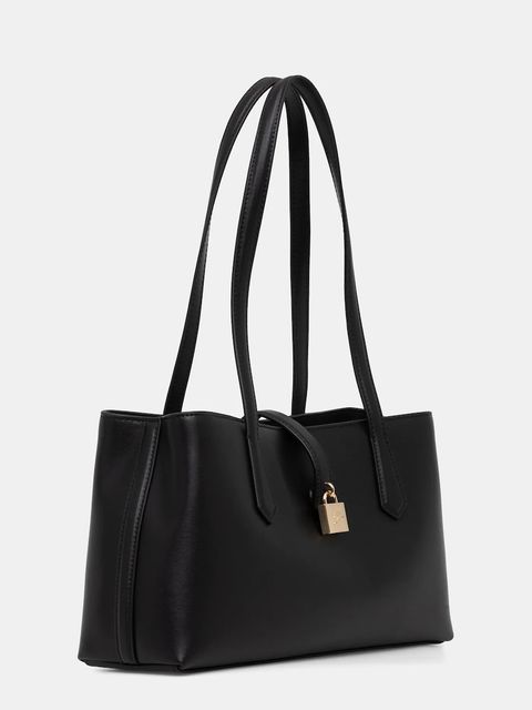 Karl Lagerfeld torebka skórzana K/AUTOGRAPH kolor czarny B1W30095