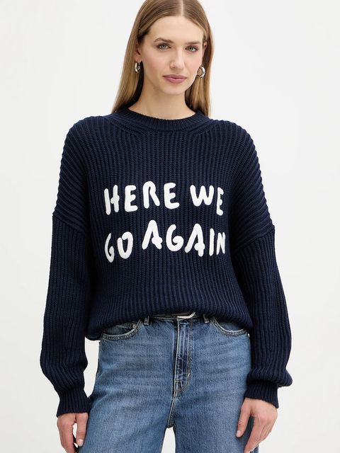 MAX&Co. sweter damski kolor granatowy 2528366012200 - zdjęcie produktu nr 1