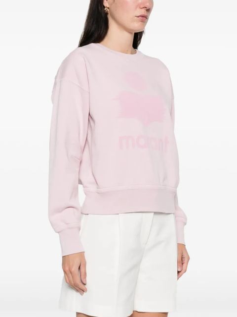 MARANT ÉTOILE logo crew-neck sweatshirt - Pink