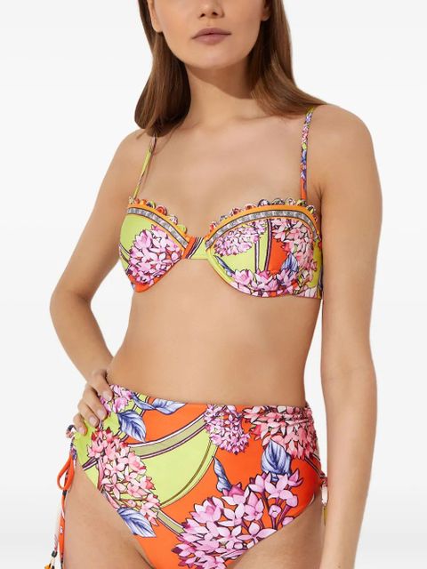 Agua By Agua Bendita floral piper bikini top - Orange - zdjęcie produktu nr 2
