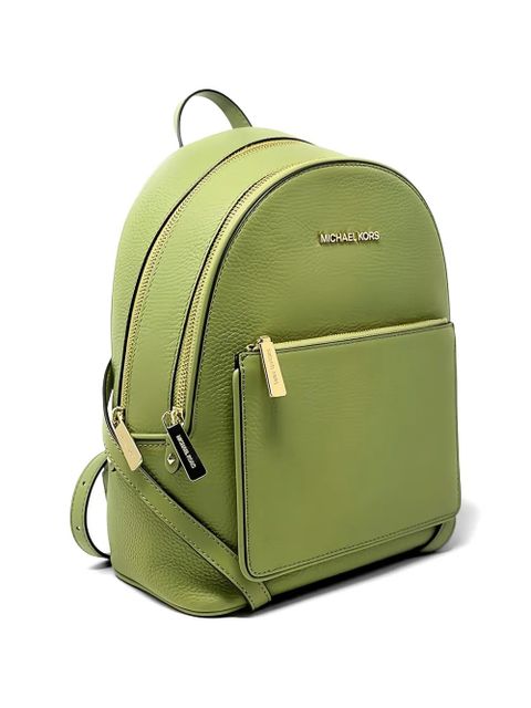 Michael Kors Adina grained leather backpack - Green