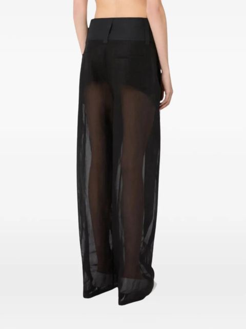 Sportmax Spsfavetta panel-detail trousers - Black
