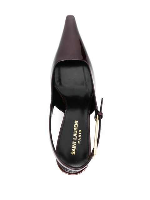 Saint Laurent 80mm Lee pumps - Brown