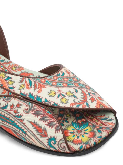 ETRO paisley printed sandals - Neutrals - zdjęcie produktu nr 2