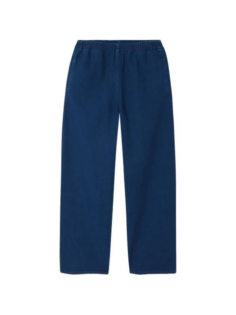 American Vintage Comow elasticated-waistband trousers - Blue - zdjęcie produktu nr 1