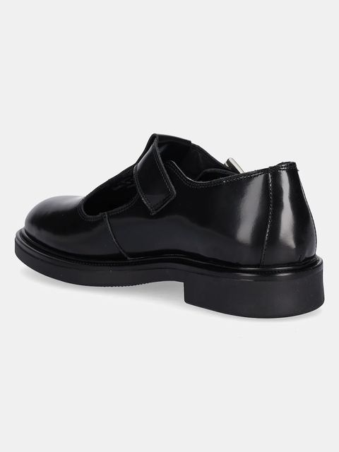 G-Star półbuty skórzane VACUM MJ LEA W damskie kolor czarny na płaskim obcasie D28146-01-990