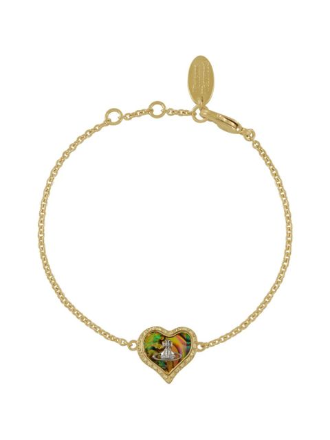 Vivienne Westwood heart-charm bracelet - Gold - zdjęcie produktu nr 2