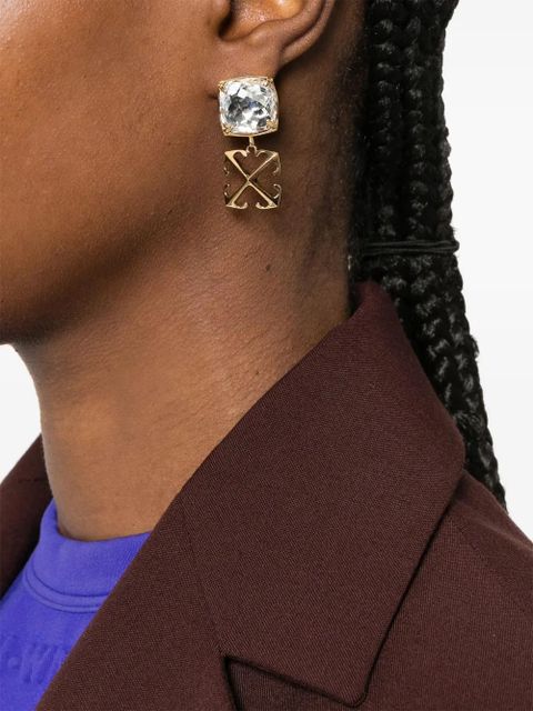 Off-White Arrows-motif drop earrings - Gold - zdjęcie produktu nr 2