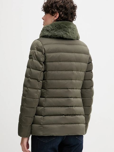 Geox kurtka puchowa BETTANIE kolor zielony zimowa W5626T T3122