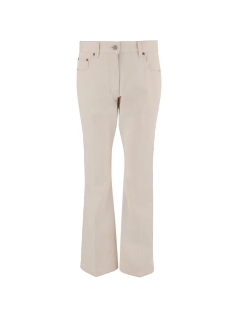 Valentino Garavani logo-patch trousers - Neutrals - zdjęcie produktu nr 1