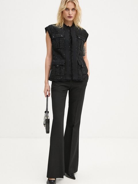 By Far torebka skórzana kolor czarny 19PFMDASBLWMED