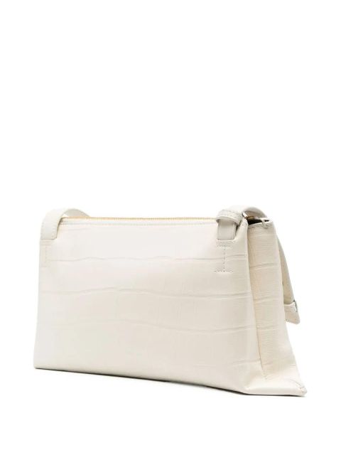 Jil Sander leather crossbody bag - White