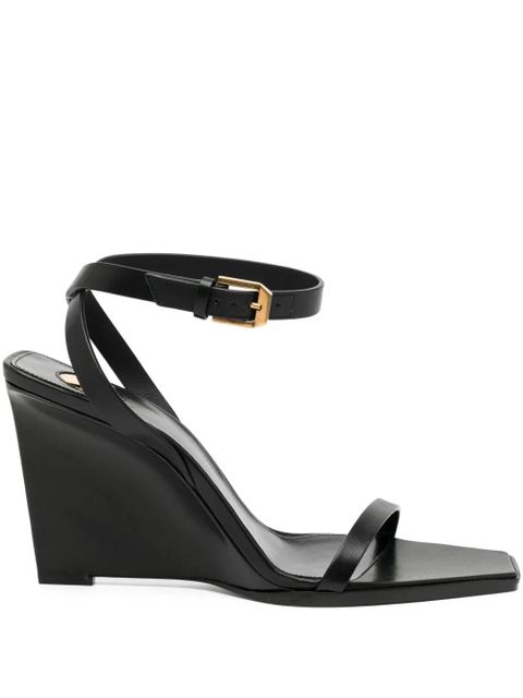 Saint Laurent 90mm Nicla sandals - Black - zdjęcie produktu nr 1
