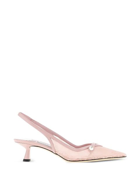 Jimmy Choo Amita lace pumps - Pink - zdjęcie produktu nr 1