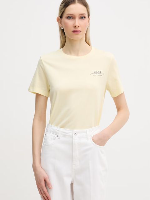 Gant t-shirt damski bawełniany - zdjęcie produktu nr 2