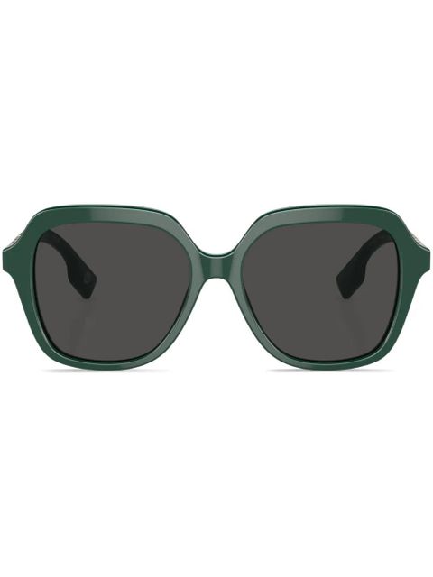 Burberry Eyewear Joni logo-lettering sunglasses - Green - zdjęcie produktu nr 1