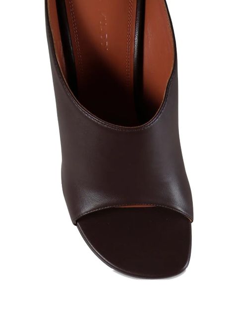 Amina Muaddi Uma open-toe sandals - Brown