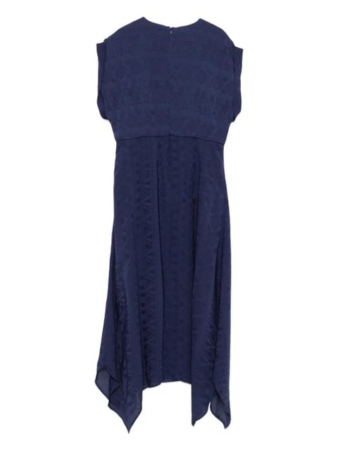 Ba&Sh Inaia asymmetric midi dress - Blue