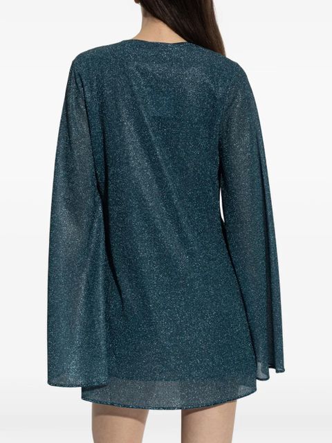 Oséree ring flared dress - Blue