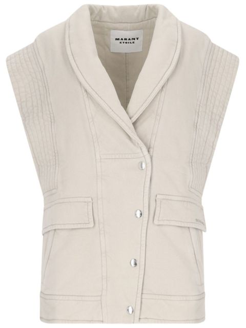 ISABEL MARANT Naelle gilet - Neutrals - zdjęcie produktu nr 1
