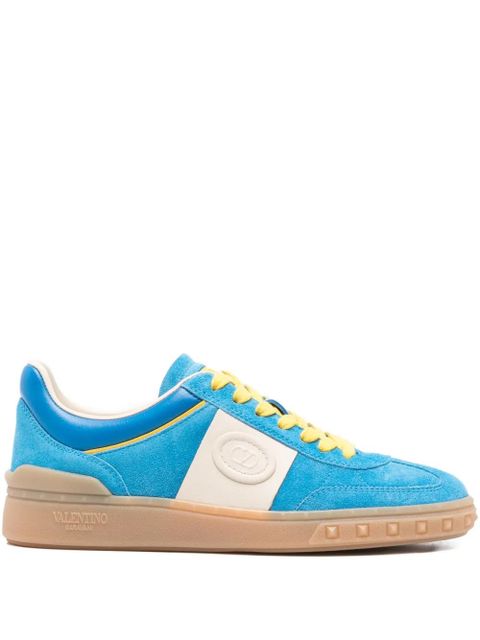 Valentino Garavani Upvillage panelled suede sneakers - Blue - zdjęcie produktu nr 1